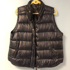 JCREW Navy Puffer Vest